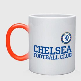 Кружка хамелеон с принтом Chelsea в городе Новоалтайск, керамика | меняет цвет при нагревании, емкость 330 мл | Тематика изображения на принте: 1905 | chelsea | chelsea logo | fc | footbal club | лого | логотип | спорт | футбол | футбольный клуб | челси
