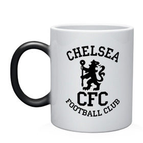 Кружка хамелеон с принтом Chelsea FC в городе Новоалтайск, керамика | меняет цвет при нагревании, емкость 330 мл | Тематика изображения на принте: 1905 | chelsea | chelsea logo | fc | footbal club | лого | логотип | спорт | футбол | футбольный клуб | челси