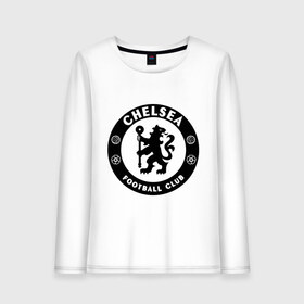 Женский лонгслив хлопок с принтом Chelsea logo в городе Новоалтайск, 100% хлопок |  | 1905 | chelsea | chelsea logo | fc | footbal club | лого | логотип | спорт | футбол | футбольный клуб | челси