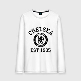 Мужской лонгслив хлопок с принтом Chelsea 1905 в городе Новоалтайск, 100% хлопок |  | 1905 | chelsea | chelsea logo | fc | footbal club | лого | логотип | спорт | футбол | футбольный клуб | челси