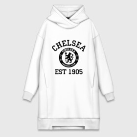 Платье-худи хлопок с принтом Chelsea 1905 в городе Новоалтайск,  |  | 1905 | chelsea | chelsea logo | fc | footbal club | лого | логотип | спорт | футбол | футбольный клуб | челси