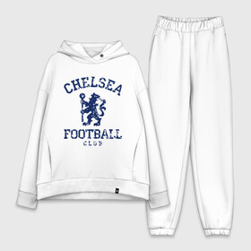 Женский костюм хлопок Oversize с принтом Chelsea FC в городе Новоалтайск,  |  | 1905 | chelsea | chelsea logo | fc | footbal club | лого | логотип | спорт | футбол | футбольный клуб | челси