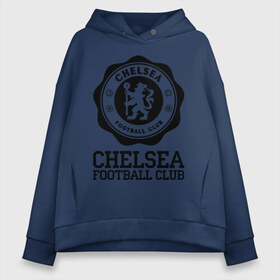 Женское худи Oversize хлопок с принтом Chelsea FC в городе Новоалтайск, френч-терри — 70% хлопок, 30% полиэстер. Мягкий теплый начес внутри —100% хлопок | боковые карманы, эластичные манжеты и нижняя кромка, капюшон на магнитной кнопке | 1905 | chelsea | chelsea logo | fc | footbal club | лого | логотип | спорт | футбол | футбольный клуб | челси