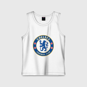 Детская майка хлопок с принтом Chelsea logo в городе Новоалтайск,  |  | 1905 | chelsea | chelsea logo | fc | footbal club | лого | логотип | спорт | футбол | футбольный клуб | челси