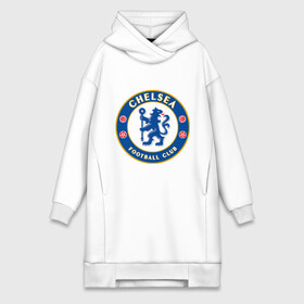 Платье-худи хлопок с принтом Chelsea logo в городе Новоалтайск,  |  | 1905 | chelsea | chelsea logo | fc | footbal club | лого | логотип | спорт | футбол | футбольный клуб | челси
