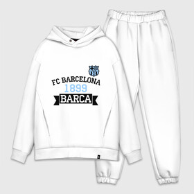 Мужской костюм хлопок OVERSIZE с принтом Barca в городе Новоалтайск,  |  | barcelona | fc | fc barcelona | footbal club | барселона | лого | логотип | спорт | футбол | футбольный клуб