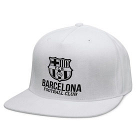 Кепка снепбек с прямым козырьком с принтом Barcelona FC в городе Новоалтайск, хлопок 100% |  | barcelona | fc | fc barcelona | footbal club | барселона | лого | логотип | спорт | футбол | футбольный клуб