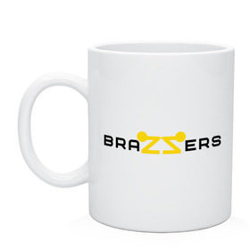 Кружка с принтом Brazzers в городе Новоалтайск, керамика | объем — 330 мл, диаметр — 80 мм. Принт наносится на бока кружки, можно сделать два разных изображения | Тематика изображения на принте: brazzers