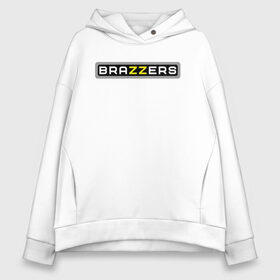 Женское худи Oversize хлопок с принтом Brazzers в городе Новоалтайск, френч-терри — 70% хлопок, 30% полиэстер. Мягкий теплый начес внутри —100% хлопок | боковые карманы, эластичные манжеты и нижняя кромка, капюшон на магнитной кнопке | brazzers