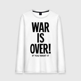 Мужской лонгслив хлопок с принтом War is over if you want в городе Новоалтайск, 100% хлопок |  | over | swag | want | war | you | война | если | кончилась | окончена | свэг | хочешь