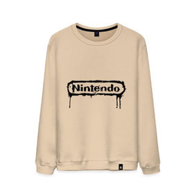 Мужской свитшот хлопок с принтом Nintendo в городе Новоалтайск, 100% хлопок |  | баста | ноггано