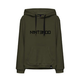 Мужская толстовка хлопок с принтом Nintendo в городе Новоалтайск, френч-терри, мягкий теплый начес внутри (100% хлопок) | карман-кенгуру, эластичные манжеты и нижняя кромка, капюшон с подкладом и шнурком | баста | ноггано