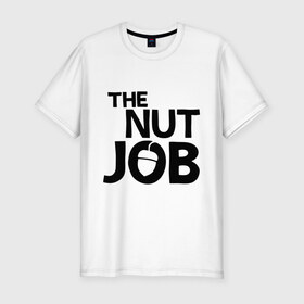 Мужская футболка премиум с принтом The nut job в городе Новоалтайск, 92% хлопок, 8% лайкра | приталенный силуэт, круглый вырез ворота, длина до линии бедра, короткий рукав | 