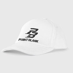 Детская бейсболка с принтом Point Blank в городе Новоалтайск, 100% хлопок | классический козырек, металлическая застежка-регулятор размера | Тематика изображения на принте: pb | поинт блэнк
