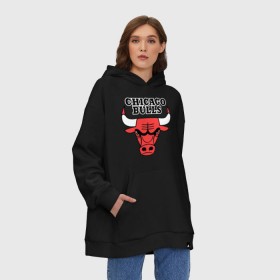 Худи SuperOversize хлопок с принтом Chicago Bulls в городе Новоалтайск, 70% хлопок, 30% полиэстер, мягкий начес внутри | карман-кенгуру, эластичная резинка на манжетах и по нижней кромке, двухслойный капюшон
 | chicago bulls | newtop | swag | swag style | toplanding | одежда сваг | сваг | сваг стиль | свег | свог | свэг | чикаго булз