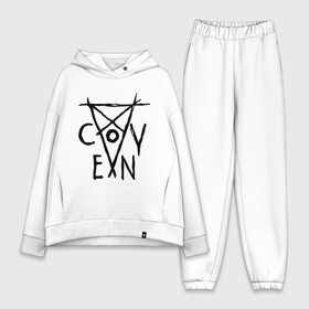 Женский костюм хлопок Oversize с принтом Coven в городе Новоалтайск,  |  | american horror story | coven | voodoo | американская история ужасов | ведьма | ведьмы | вуду | колдовство | колдуньи | колдунья | магия | пентограмма | триллер | ужасы | худу
