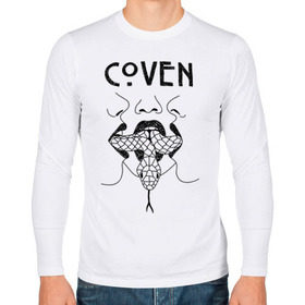 Мужской лонгслив хлопок с принтом Coven в городе Новоалтайск, 100% хлопок |  | american horror story | coven | voodoo | американская история ужасов | ведьма | ведьмы | вуду | колдовство | колдуньи | колдунья | магия | пентограмма | триллер | ужасы | худу