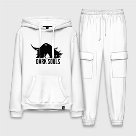 Мужской костюм хлопок с толстовкой с принтом Dark Souls в городе Новоалтайск,  |  | dark souls | praise the sun | you died | дарк соулс | темные души