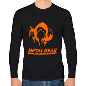Мужской лонгслив хлопок с принтом Metal Gear Solid Fox в городе Новоалтайск, 100% хлопок |  | Тематика изображения на принте: лиса