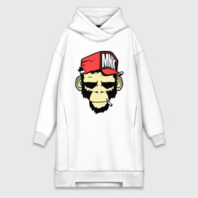 Платье-худи хлопок с принтом Monkey Swag в городе Новоалтайск,  |  | cap | hat | head | mnk | monkey | swag | голова | кепка | мартышка | обезьяна | свэг