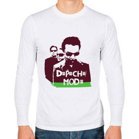 Мужской лонгслив хлопок с принтом DM portrait в городе Новоалтайск, 100% хлопок |  | depeche mode | группа | депеш мод | дипи шмот | лица | меломанам | музыка | рок