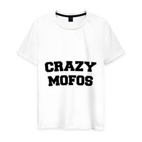 Мужская футболка хлопок с принтом Crazy Mofos в городе Новоалтайск, 100% хлопок | прямой крой, круглый вырез горловины, длина до линии бедер, слегка спущенное плечо. | cm | crazy mofos | крейзи мофос