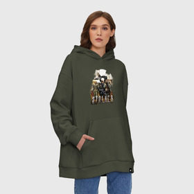 Худи SuperOversize хлопок с принтом S.T.A.L.K.E.R. Legends в городе Новоалтайск, 70% хлопок, 30% полиэстер, мягкий начес внутри | карман-кенгуру, эластичная резинка на манжетах и по нижней кромке, двухслойный капюшон
 | legend | stalker | зона | игра | легенда | сталкер