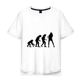 Мужская футболка хлопок Oversize с принтом Tennis evolution в городе Новоалтайск, 100% хлопок | свободный крой, круглый ворот, “спинка” длиннее передней части | Тематика изображения на принте: ракетка | тенис | теннис | теннисист