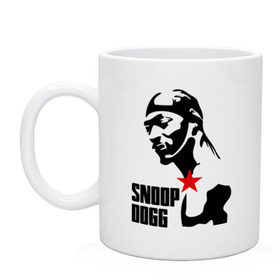 Кружка с принтом Snoop Dogg в городе Новоалтайск, керамика | объем — 330 мл, диаметр — 80 мм. Принт наносится на бока кружки, можно сделать два разных изображения | dogg | snoop | дог | снуп