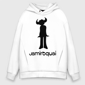 Мужское худи Oversize хлопок с принтом Jamiroquai в городе Новоалтайск, френч-терри — 70% хлопок, 30% полиэстер. Мягкий теплый начес внутри —100% хлопок | боковые карманы, эластичные манжеты и нижняя кромка, капюшон на магнитной кнопке | funk | jamiroquai | jazz | джаз | джамирокуай | фанк