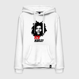 Мужская толстовка хлопок с принтом Bob Marley в городе Новоалтайск, френч-терри, мягкий теплый начес внутри (100% хлопок) | карман-кенгуру, эластичные манжеты и нижняя кромка, капюшон с подкладом и шнурком | bob | marley | боб | марли