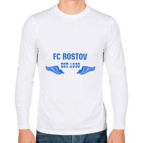Мужской лонгслив хлопок с принтом FC Rostov в городе Новоалтайск, 100% хлопок |  | 1930 | club | football | rostov | клуб | ростов | фк | футбол
