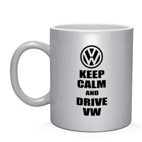 Кружка с принтом Keep calm and drive vw в городе Новоалтайск, керамика | объем — 330 мл, диаметр — 80 мм. Принт наносится на бока кружки, можно сделать два разных изображения | calm | drive | keep | volkswagen | веди | води | вольксваген | оставайся | сохраняй | спокойствие