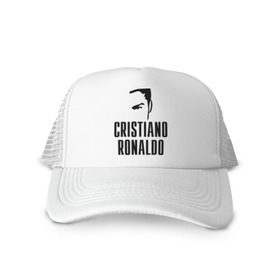 Кепка тракер с сеткой с принтом Cristiano Ronaldo 7 в городе Новоалтайск, трикотажное полотно; задняя часть — сетка | длинный козырек, универсальный размер, пластиковая застежка | cristiano ronaldo | мяч | спорт | футбол