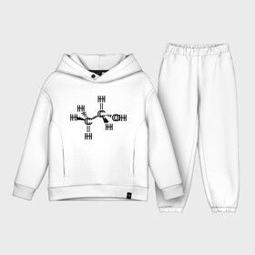 Детский костюм хлопок Oversize с принтом Химическая формула спирт в городе Новоалтайск,  |  | спирт | формула | химия