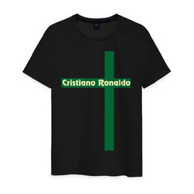Мужская футболка хлопок с принтом Cristiano Ronaldo в городе Новоалтайск, 100% хлопок | прямой крой, круглый вырез горловины, длина до линии бедер, слегка спущенное плечо. | cristiano | ronaldo | криштиану | мадрид | реал | роналду | сборная | флаг | футбол