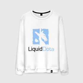 Мужской свитшот хлопок с принтом Liquid Dota в городе Новоалтайск, 100% хлопок |  | dota | liquid | logo | дота | логотип