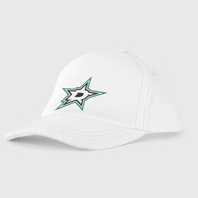 Детская бейсболка с принтом HC Dallas Stars в городе Новоалтайск, 100% хлопок | классический козырек, металлическая застежка-регулятор размера | Тематика изображения на принте: club | dallas | hockey | stars | клуб | хоккей