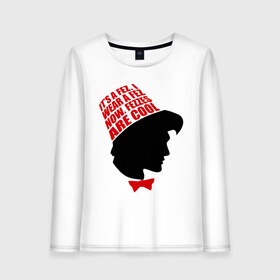 Женский лонгслив хлопок с принтом Fezzes в городе Новоалтайск, 100% хлопок |  | cool | doctor who | fez | доктор | доктор кто | круто | кто | феска