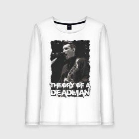 Женский лонгслив хлопок с принтом Theory of a Deadman в городе Новоалтайск, 100% хлопок |  | deadman | theory | theory of a deadman | альтернативный | гранж | рок | хард