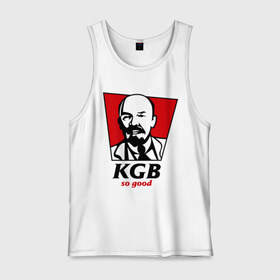 Мужская майка хлопок с принтом KGB - So Good в городе Новоалтайск, 100% хлопок |  | kfc | kgb | владимир | ильич | кгб | ленин