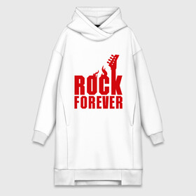 Платье-худи хлопок с принтом Rock Forever (Рок Навсегда) в городе Новоалтайск,  |  | гитара