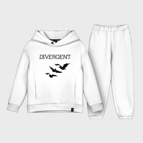 Детский костюм хлопок Oversize с принтом Дивергент в городе Новоалтайск,  |  | Тематика изображения на принте: divergent | дивергент | птицы
