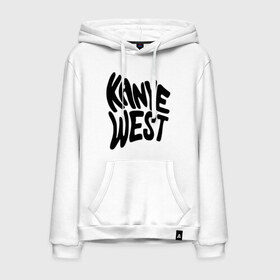 Мужская толстовка хлопок с принтом kanye west в городе Новоалтайск, френч-терри, мягкий теплый начес внутри (100% хлопок) | карман-кенгуру, эластичные манжеты и нижняя кромка, капюшон с подкладом и шнурком | Тематика изображения на принте: kanye west | rap | кани вест | музыка | рэп
