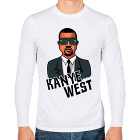 Мужской лонгслив хлопок с принтом kanye west в городе Новоалтайск, 100% хлопок |  | 