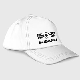 Бейсболка с принтом Subaru в городе Новоалтайск, 100% хлопок | классический козырек, металлическая застежка-регулятор размера | logo | sti | subaru | авто | лого | субарик | субару