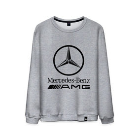 Мужской свитшот хлопок с принтом AMG в городе Новоалтайск, 100% хлопок |  | amg | benz | logo | mercedes | авто | амг | лого | мерс | мерседес бенс