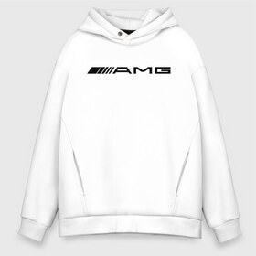 Мужское худи Oversize хлопок с принтом AMG в городе Новоалтайск, френч-терри — 70% хлопок, 30% полиэстер. Мягкий теплый начес внутри —100% хлопок | боковые карманы, эластичные манжеты и нижняя кромка, капюшон на магнитной кнопке | amg | benz | logo | mercedes | авто | амг | лого | мерс | мерседес бенс