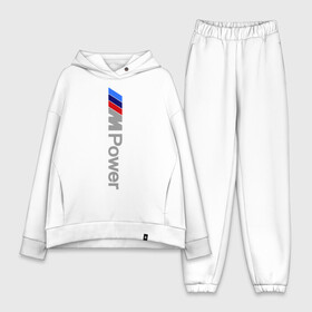 Женский костюм хлопок Oversize с принтом BMW power в городе Новоалтайск,  |  | bmw | logo | power | авто | бмв | бэха | лого