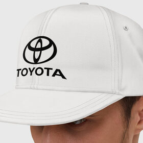Кепка снепбек с прямым козырьком с принтом Toyota Logo в городе Новоалтайск, хлопок 100% |  | logo | toyota | логотип | тойота